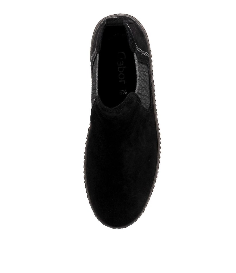 Gabour | Anges Exclusifs En Daim Gris Schwarz